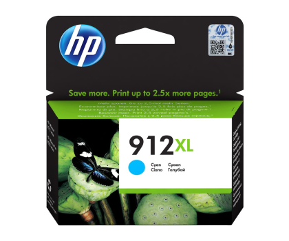 Tusz HP 912XL cyan do 825str. Instant Ink